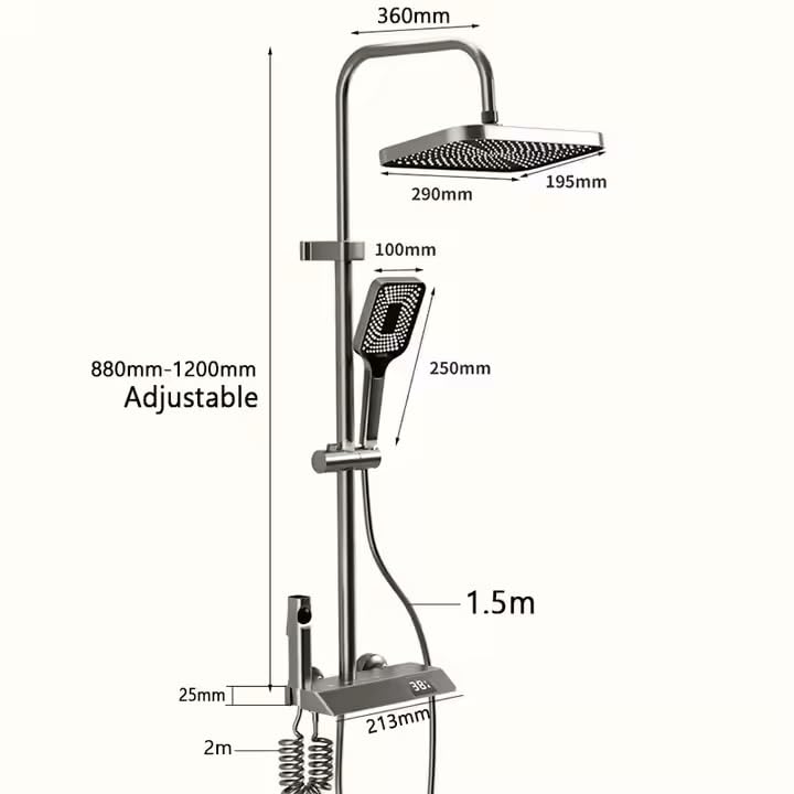 دوش هوشمند با کنترل دما 8099