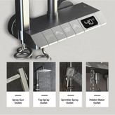 دوش حمام پیانویی 8099 با صفحه نمایش دمای آب