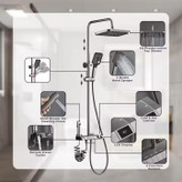 نمای برنجی بدنه دوش حمام 8099