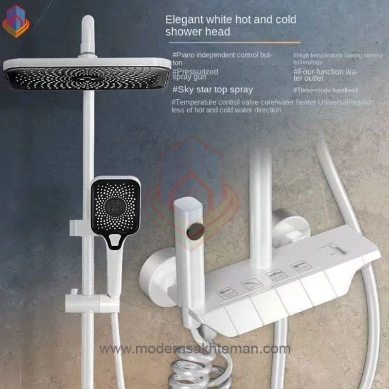 طراحی مدرن دوش پیانویی City Market