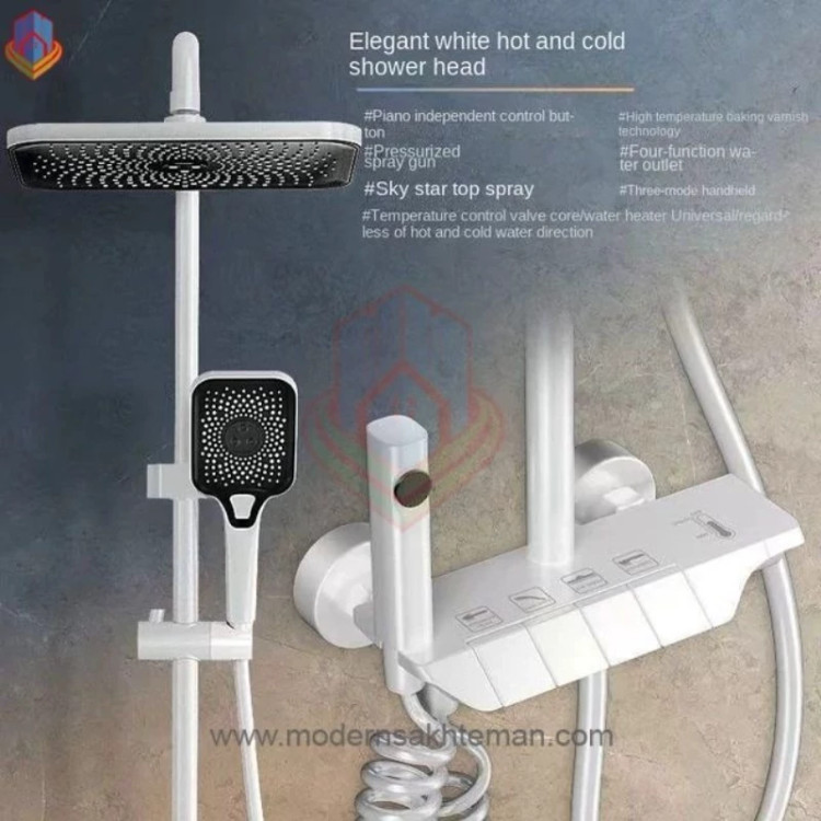 طراحی مدرن دوش پیانویی City Market