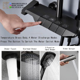 ۴. کلیدهای پیانو روی دوش City Market برای تنظیم جریان آب