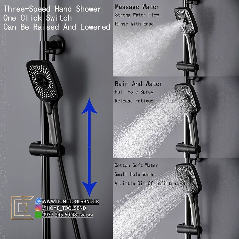 علم دوش پیانویی بارانی City Market