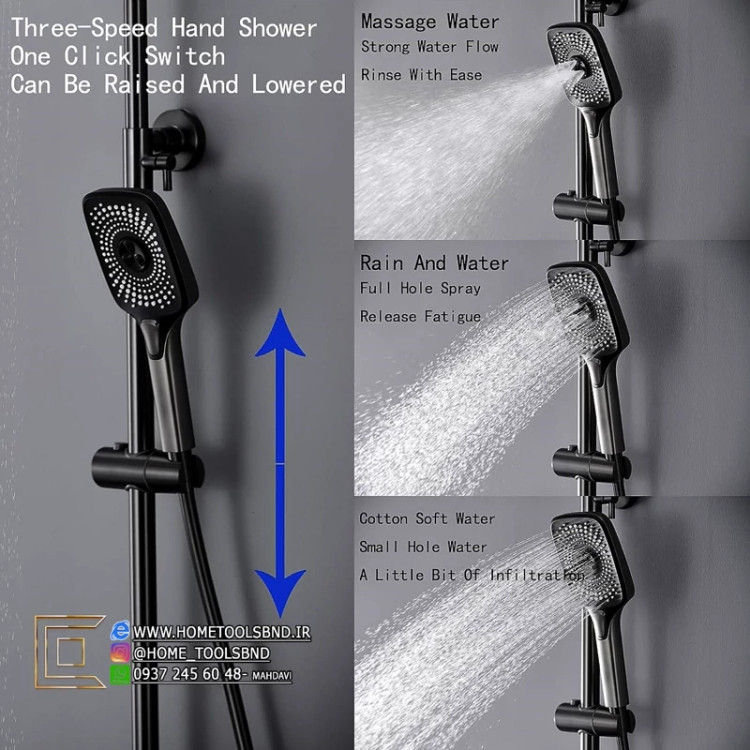 علم دوش پیانویی بارانی City Market