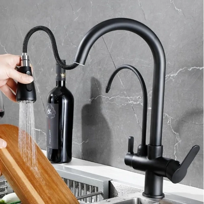 شلنگ شاوری شیر ظرفشویی HD523 | مکانیسم فنری و مقاوم به کشش