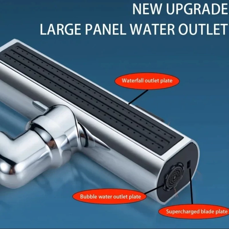 دوش آبریز ۴ حالته شیر روشویی (حالت اسپری و جت)