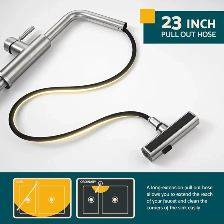 قطعات و راهنمای نصب شیر روشویی HuaDiao HD405