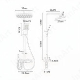 نصب آسان و سریع دوش حمام هوادیائو مدل HD-910-2.