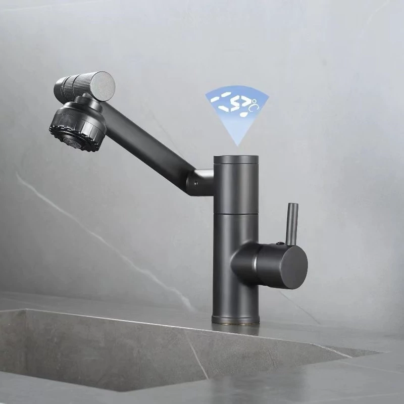 شیر روشویی دیجیتال هایشن SH-584 با نمایشگر دما