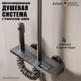 نمایشگر دمای آب روی پنل دوش San Marino