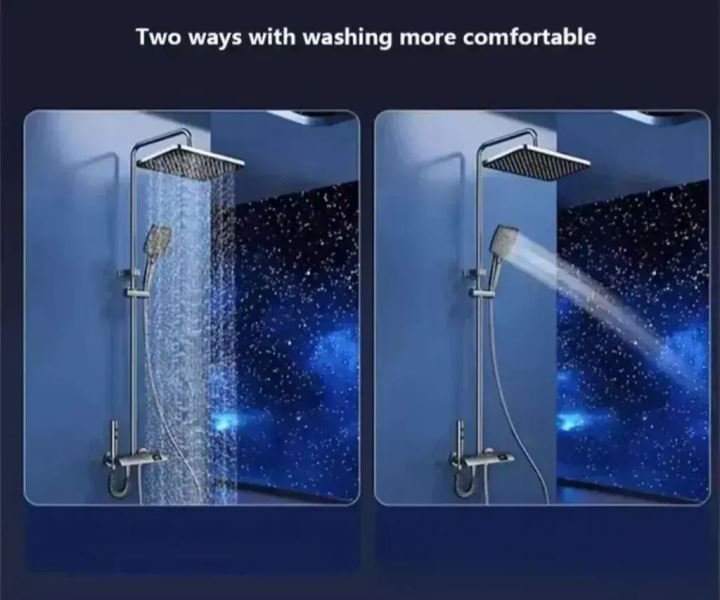 دوش حمام لوکس San Marino با پاشش بارانی