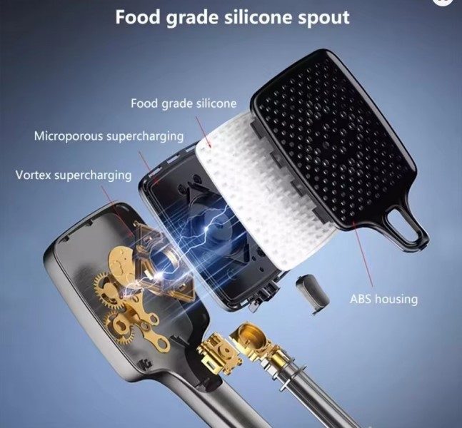 پاشش یکنواخت آب از دوش پیانویی
