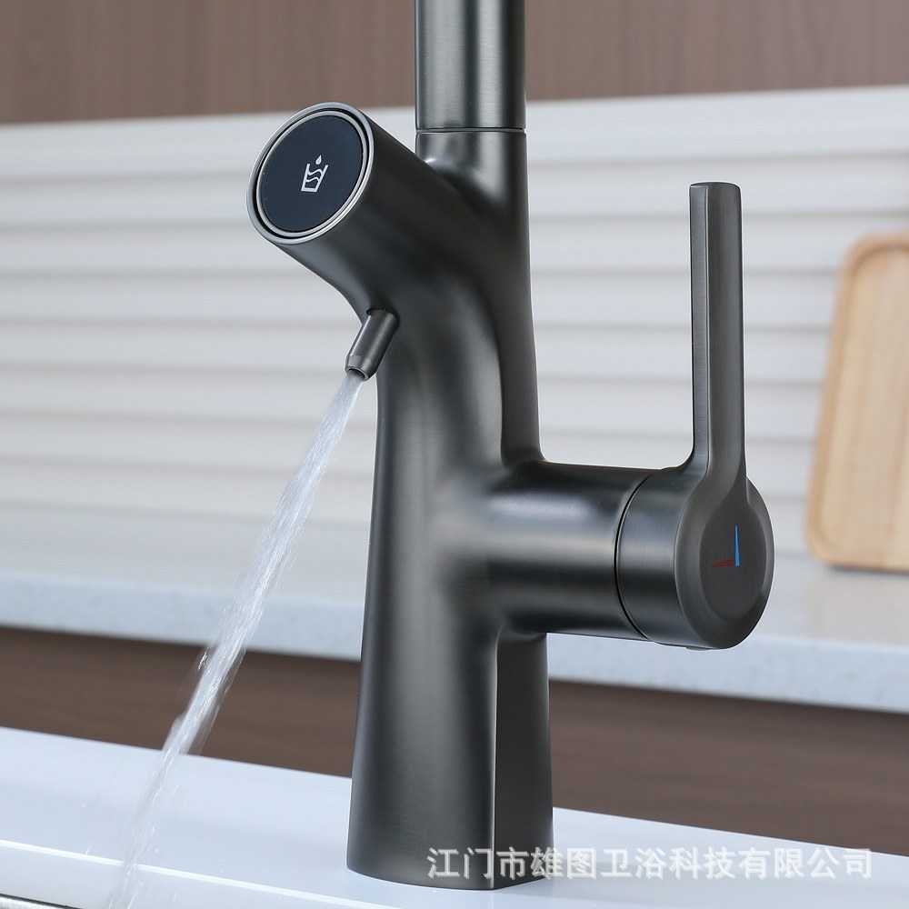 شیر ظرفشویی دکمه‌ای Hyshin با تصفیه آب