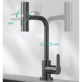 پاشش 4 حالت شیر ظرفشویی HuaDiao