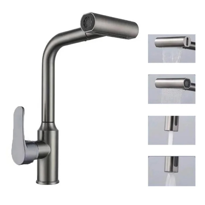 پاشش 4 حالت شیر ظرفشویی HuaDiao