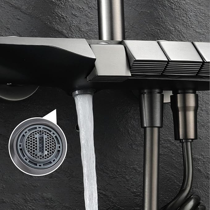 اتصال دوش به دیوار حمام