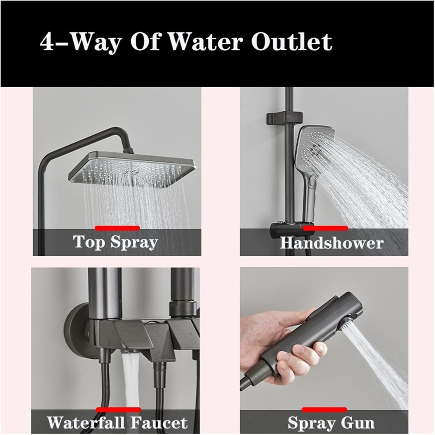 نمای جانبی دوش دیجیتال Dikalan