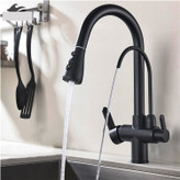 نصب و تعویض آسان فیلتر آب تصفیهدار در شیر ظرفشویی DIKALAN.