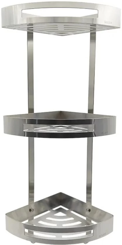 قفسه کنج حمام مدرن AQUAMAX، حل کننده مشکل فضای کوچک.