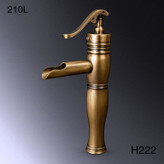 شیر روشویی پایه بلند ARTE، مناسب برای ارتفاع سینکهای روکار مدرن.