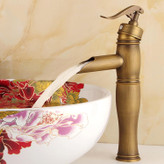 شیر روشویی پایه بلند ARTE، مناسب برای ارتفاع سینکهای روکار مدرن.