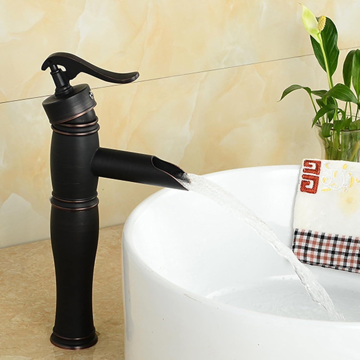 خرید شیر روشویی پایه بلند مدل بامبو با 7روز گرانتی  رنگ و مغزی.