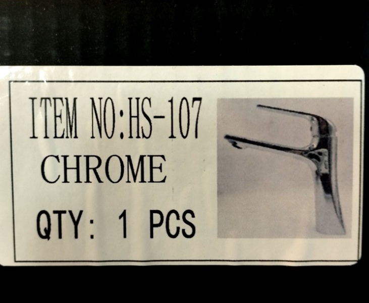 نصب آسان شیر روشویی تک اهرمی HS-107 بر روی انواع روشویی.