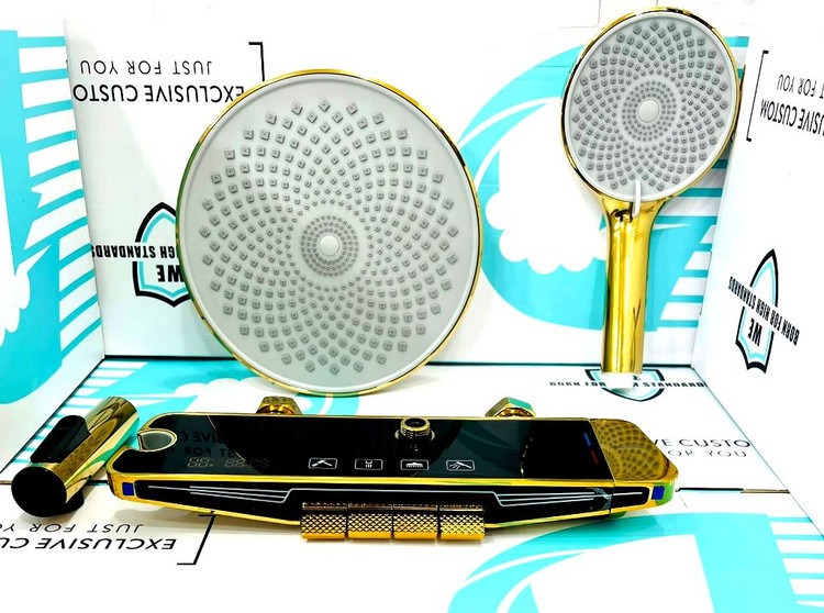 دوش بارانی بزرگ و مجلل پنل دوش هوشمند هودایائو.