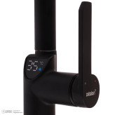 شیر ظرفشویی شاوری نمایشگردار DIKALAN مدل SMART-TEMP با نمایشگر دمای LED روشن.