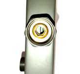 نمای نزدیک نمایشگر دیجیتال دمای آب دوش پیانویی DIGITAL-PIANO.