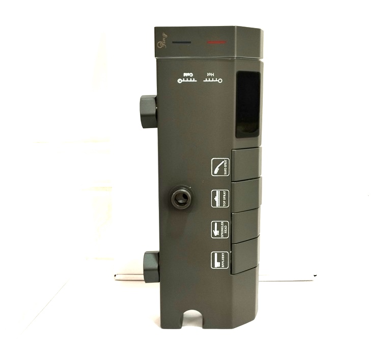 نمای نزدیک نمایشگر دیجیتال دمای آب دوش پیانویی DIGITAL-PIANO.