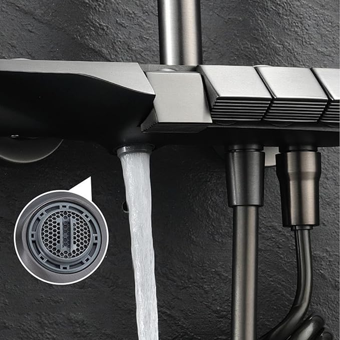 خرید دوش پیانویی City Market با 6 کلید فشاری برای انتخاب خروجی‌ها.