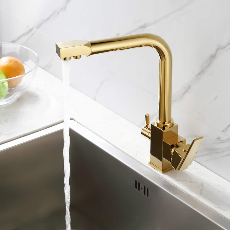 نصب شیر ظرفشویی دوکاره مدل 8154