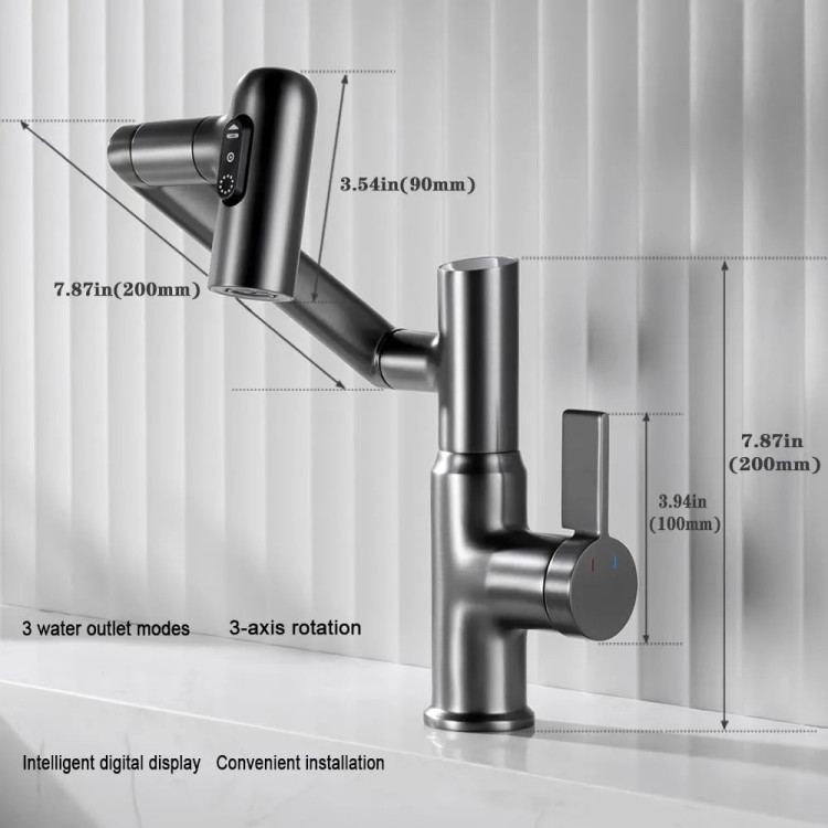 شیر روشویی مدرن کد 9338 نصبشده