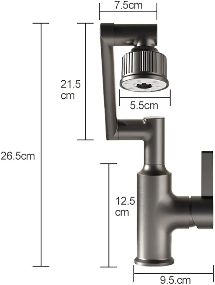 شیر روشویی هوادیائو HD408 نصب شده