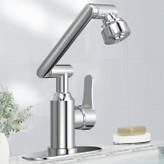 نمای نزدیک از شیر روشویی چند حالته HD408