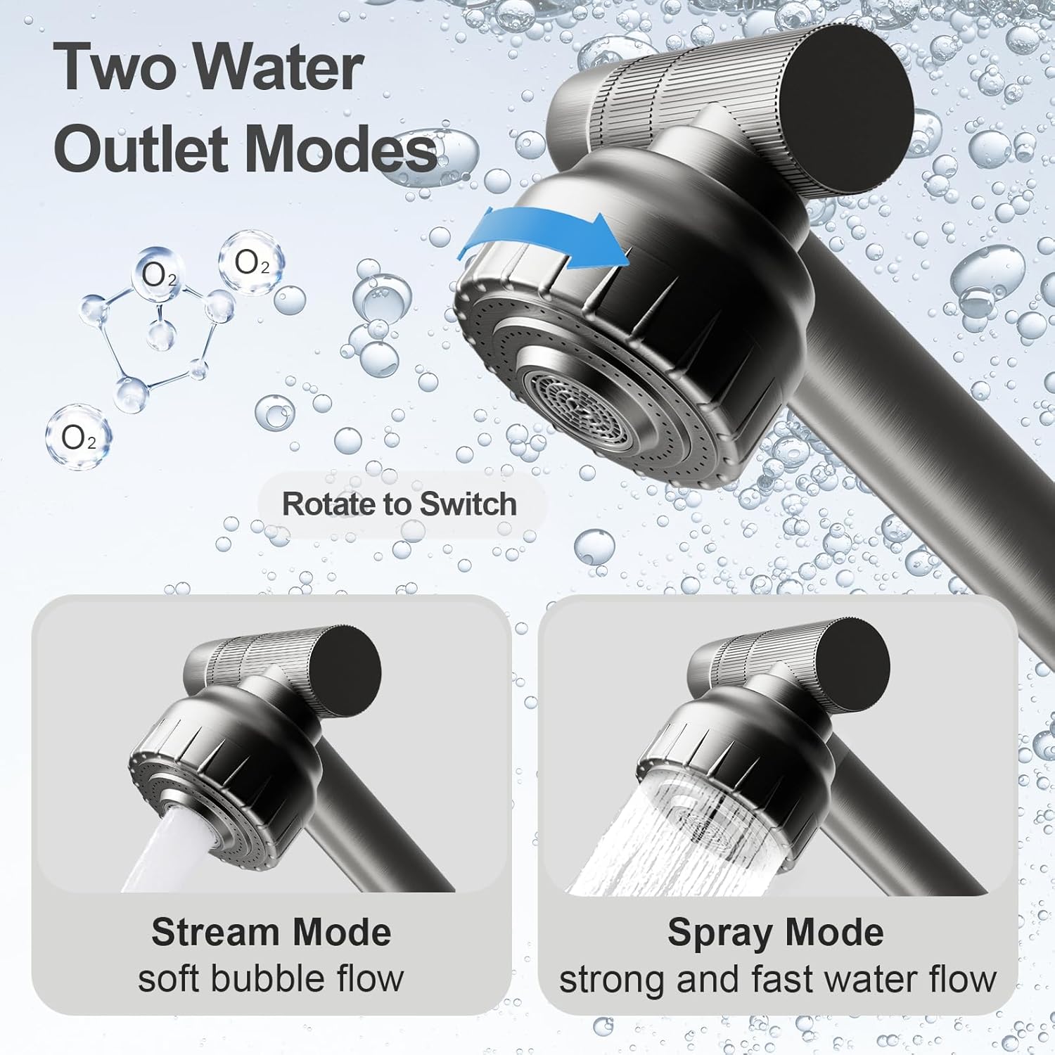 شیر روشویی با کیفیت بالا و قابلیت چرخش کامل