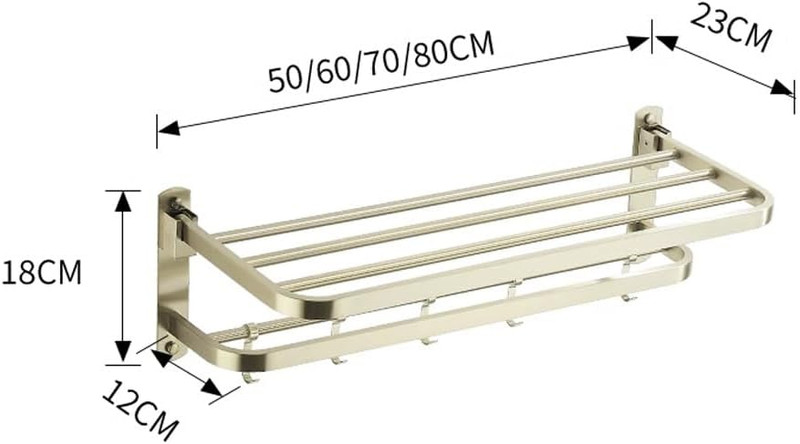 استفاده از جا حوله دو طبقه در سرویس بهداشتی
