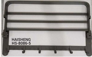 نمای بازوهای تاشو و طبقات رختآویز