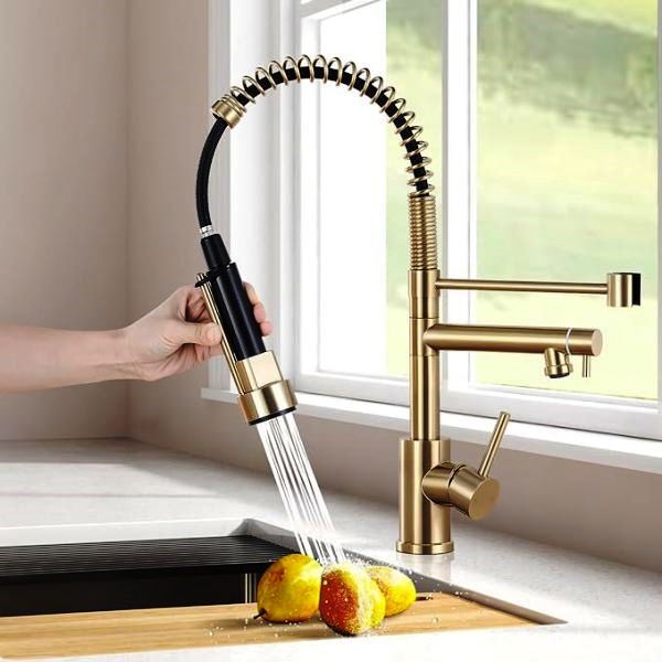 شیر آشپزخانه استیل ضدزنگ D60