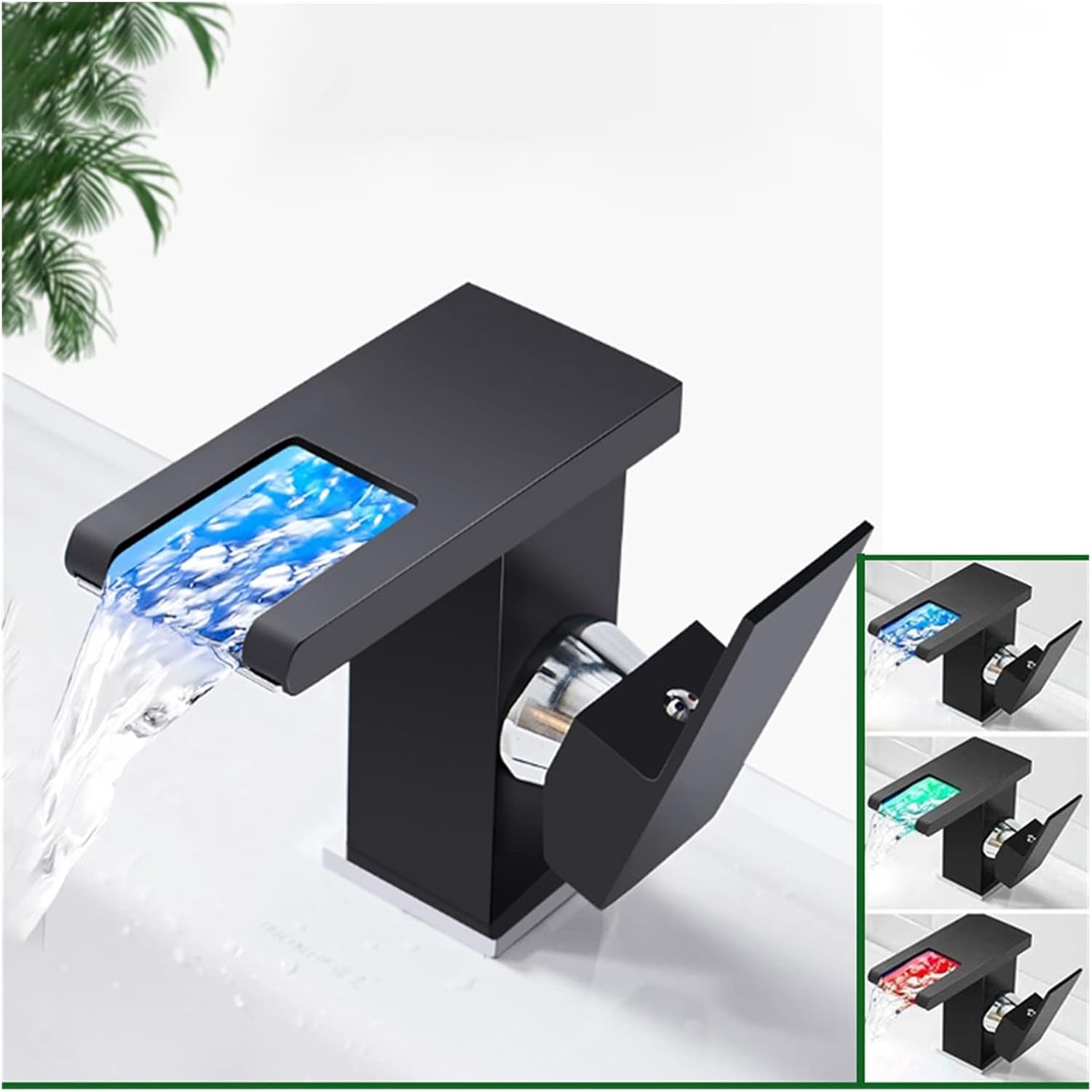 شیر washbasin LED مدرن