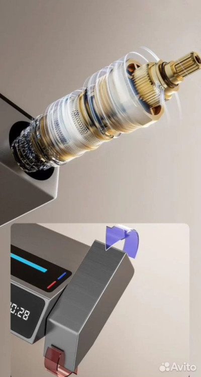 لوگوی Dikalan روی دوش حمام