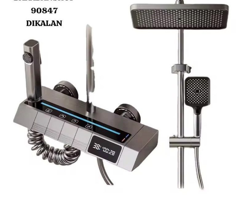 دوش حمام نمایش‌دار با تنظیم دما