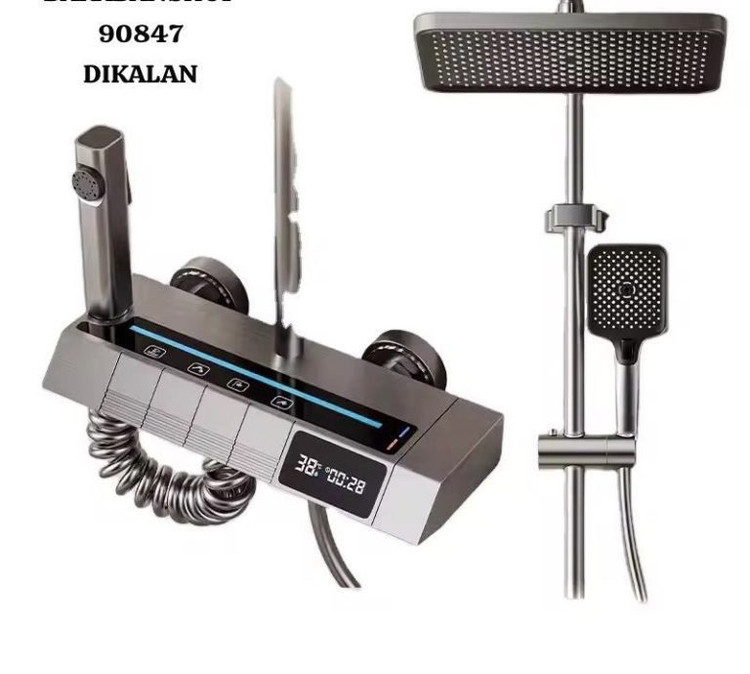 دوش حمام نمایشدار با تنظیم دما