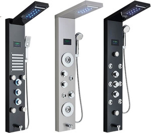 پنل دوش نمایشگردار برند PING با جت ماساژور