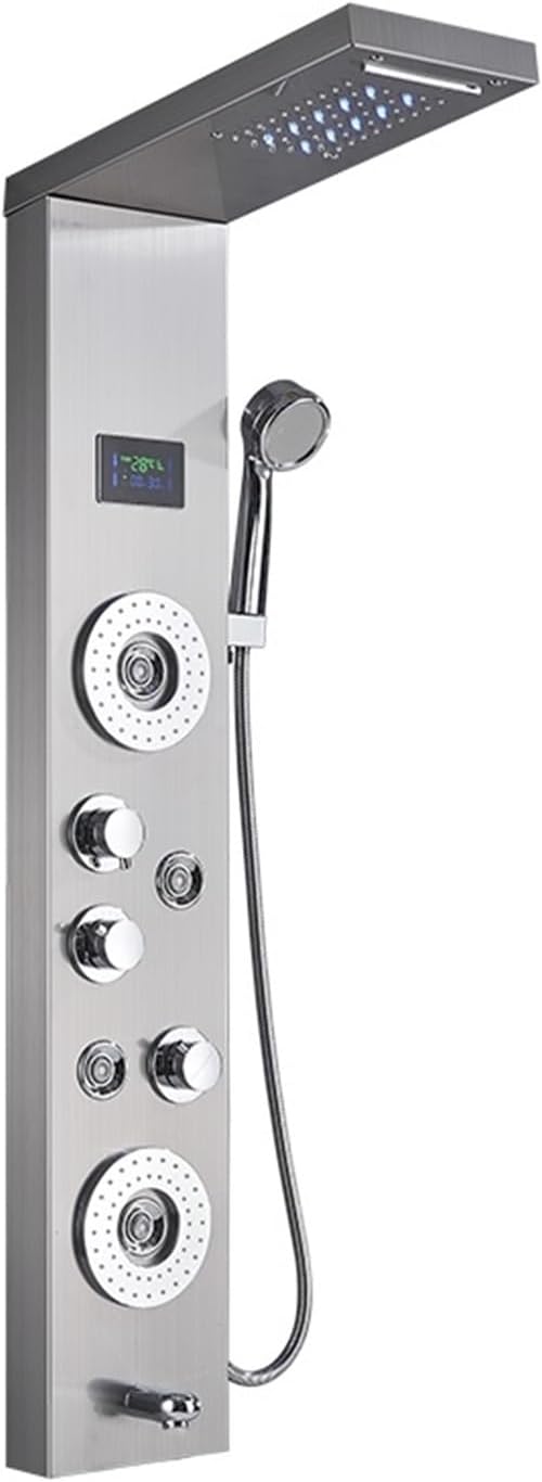 دوش پنلی دیجیتال با نمایشگر و ماساژور بدنه PING