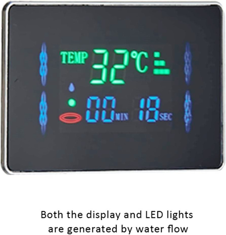 شاور پنل نمایشگردار استیل با ماساژور