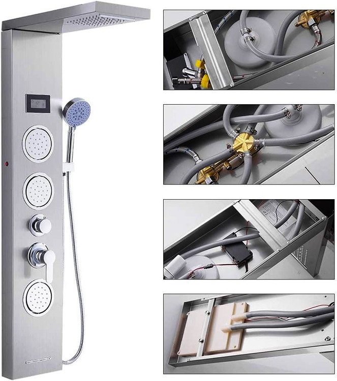 دوش پنلی هوشمند برند PING مخصوص حمام لوکس