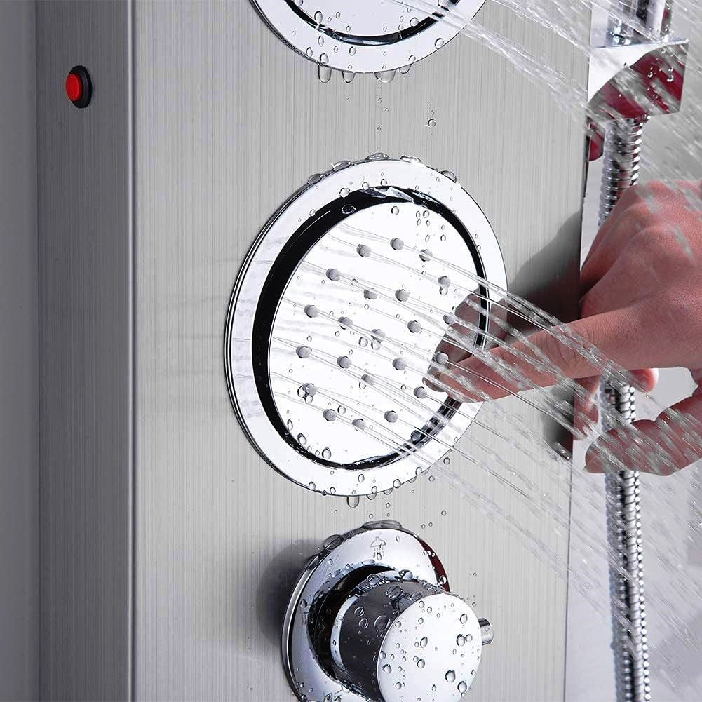 پنل دوش نمایشگردار برند PING با جت ماساژور