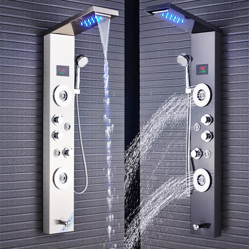 پنل دوش با ماساژور جانبی و نمایشگر دیجیتال